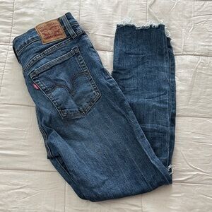 Levi’s Skinny Women's Distressed Blue Jeans